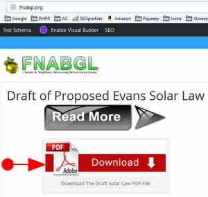 FNABGL Home Page Solar Law